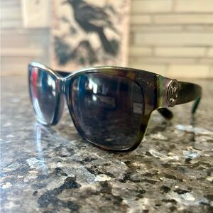 MICHAEL Michael Kors Green Tortoise Sunglasses